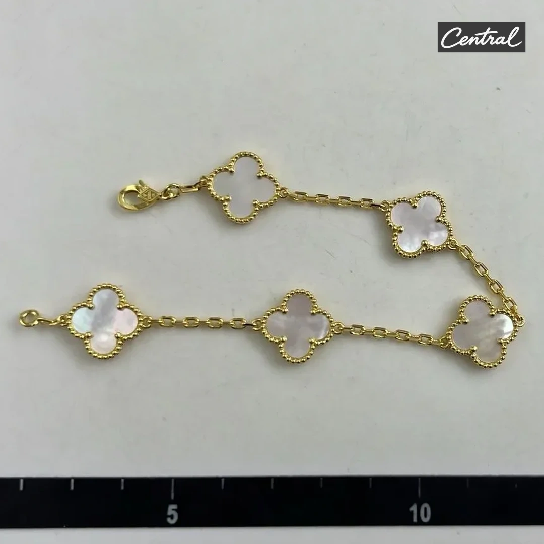 Van cleef Bracelet - Golden white