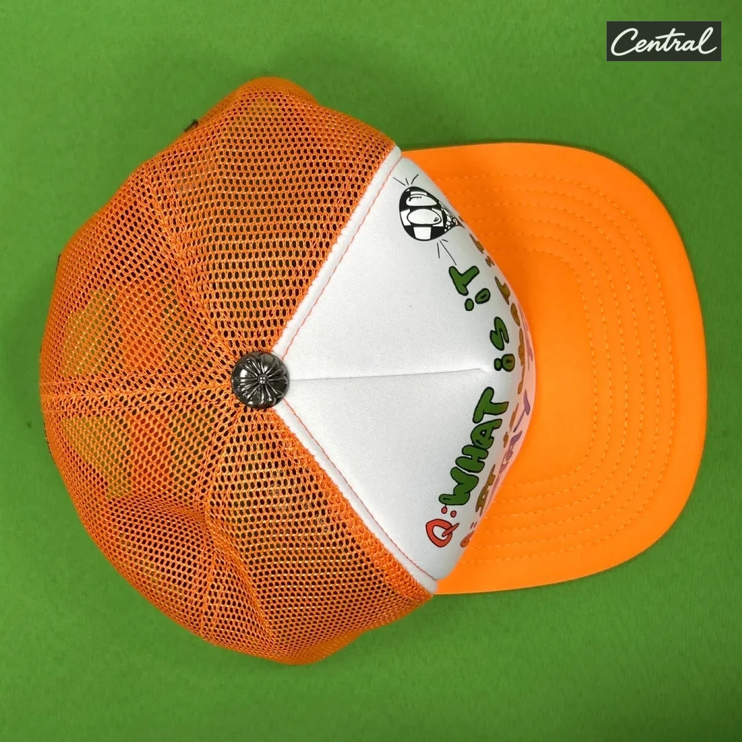 Chrome Hearts Matty Boy Stay Fast Trucker - orange