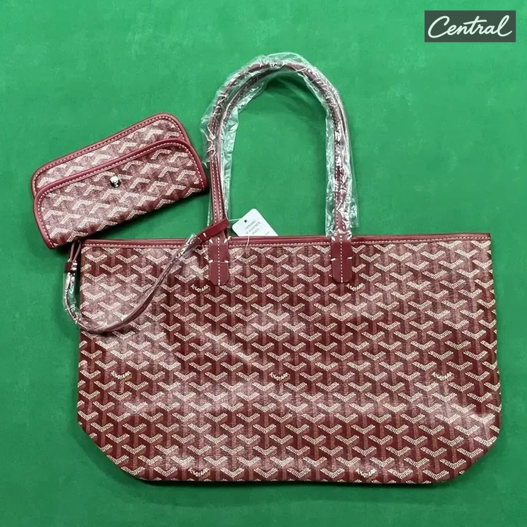 Goyard Saint Louis PM Bag - Wine red