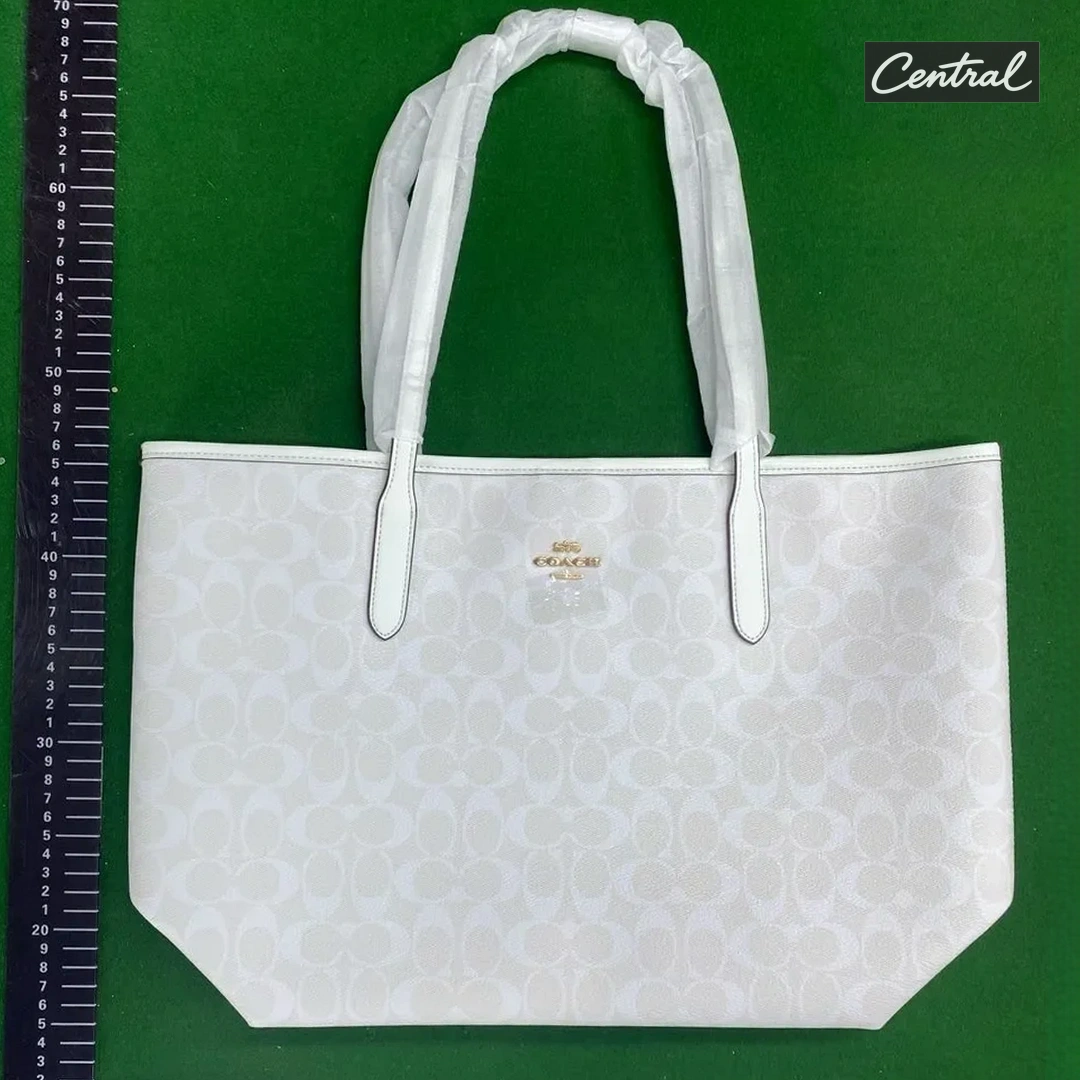 Coach Tote Bag - Glacier White