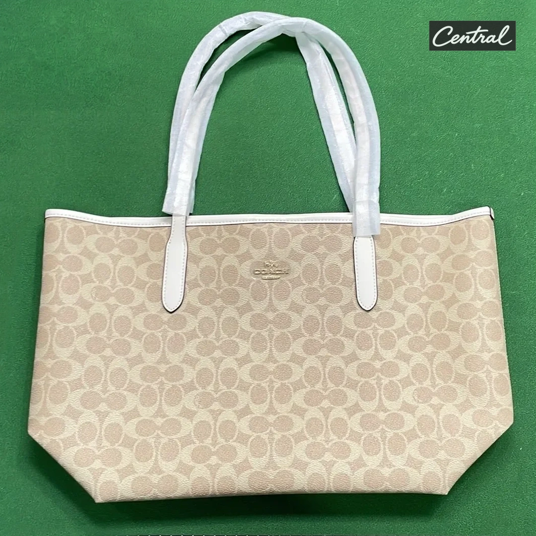 Coach Tote Bag - Vanilla white