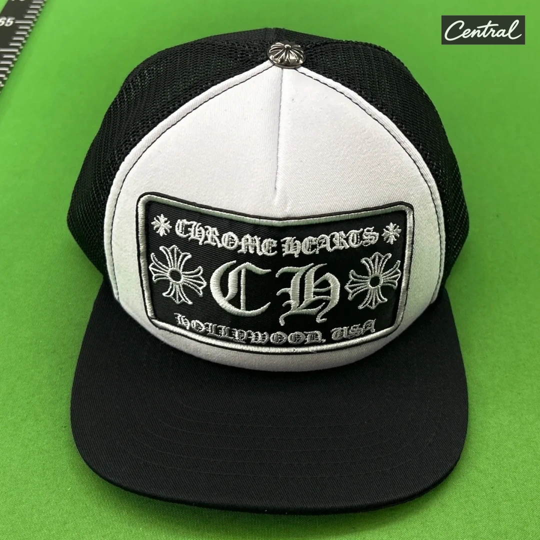 Chrome Hearts Hollywood Trucker - White Black