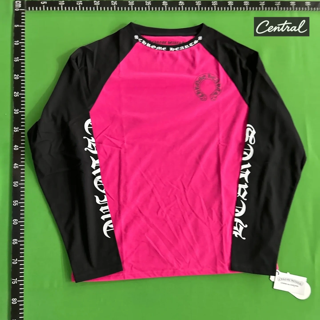 Chrome Hearts Long sleeve - K9005 Black Red color matching