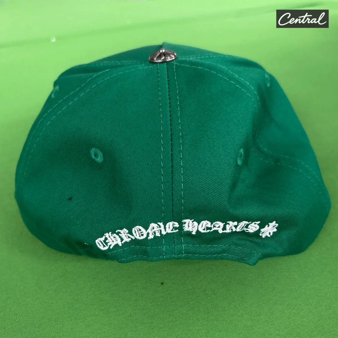 Chrome Hearts Logo Snapback - Green Yellow