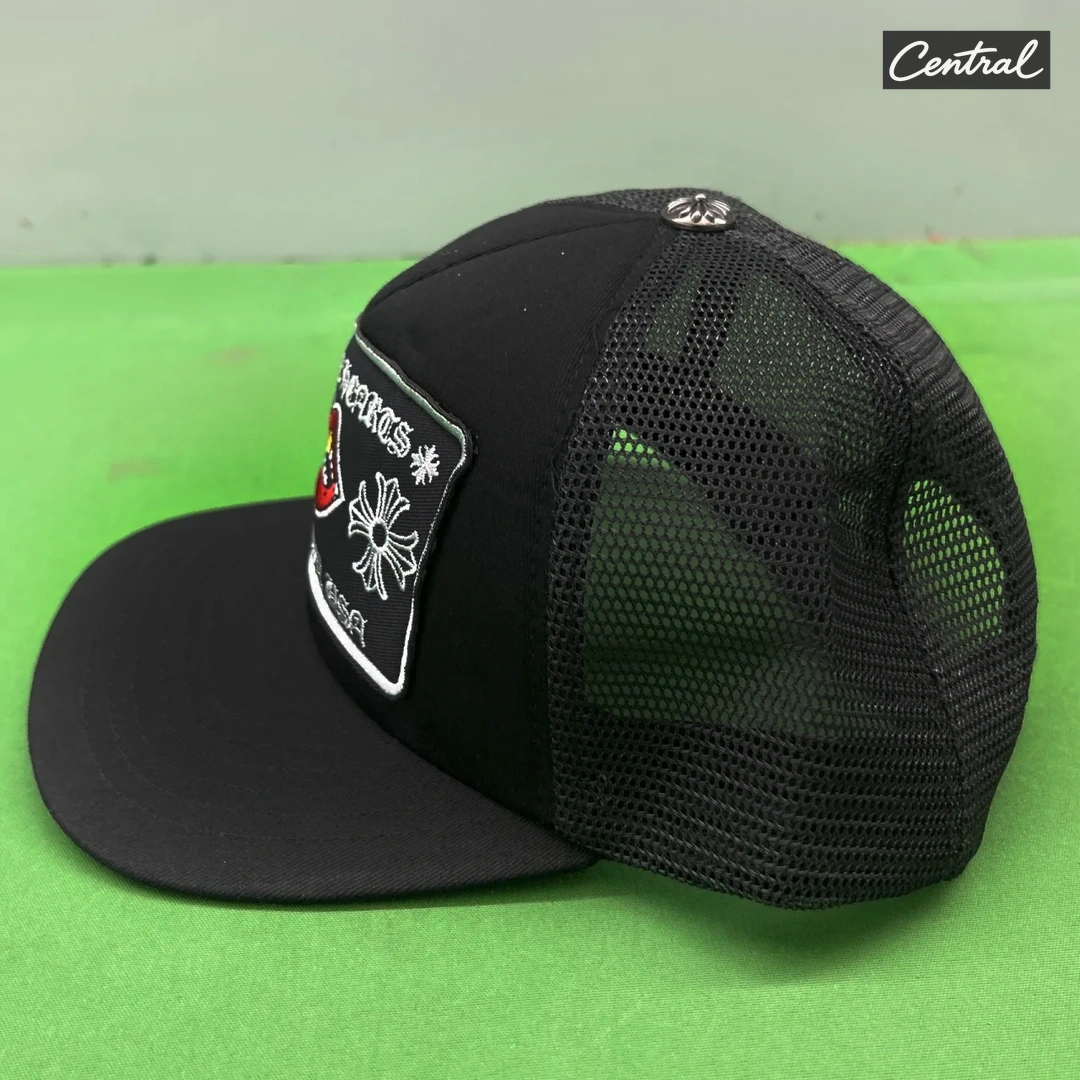 Chrome Hearts Chomper Hollywood Trucker - Black