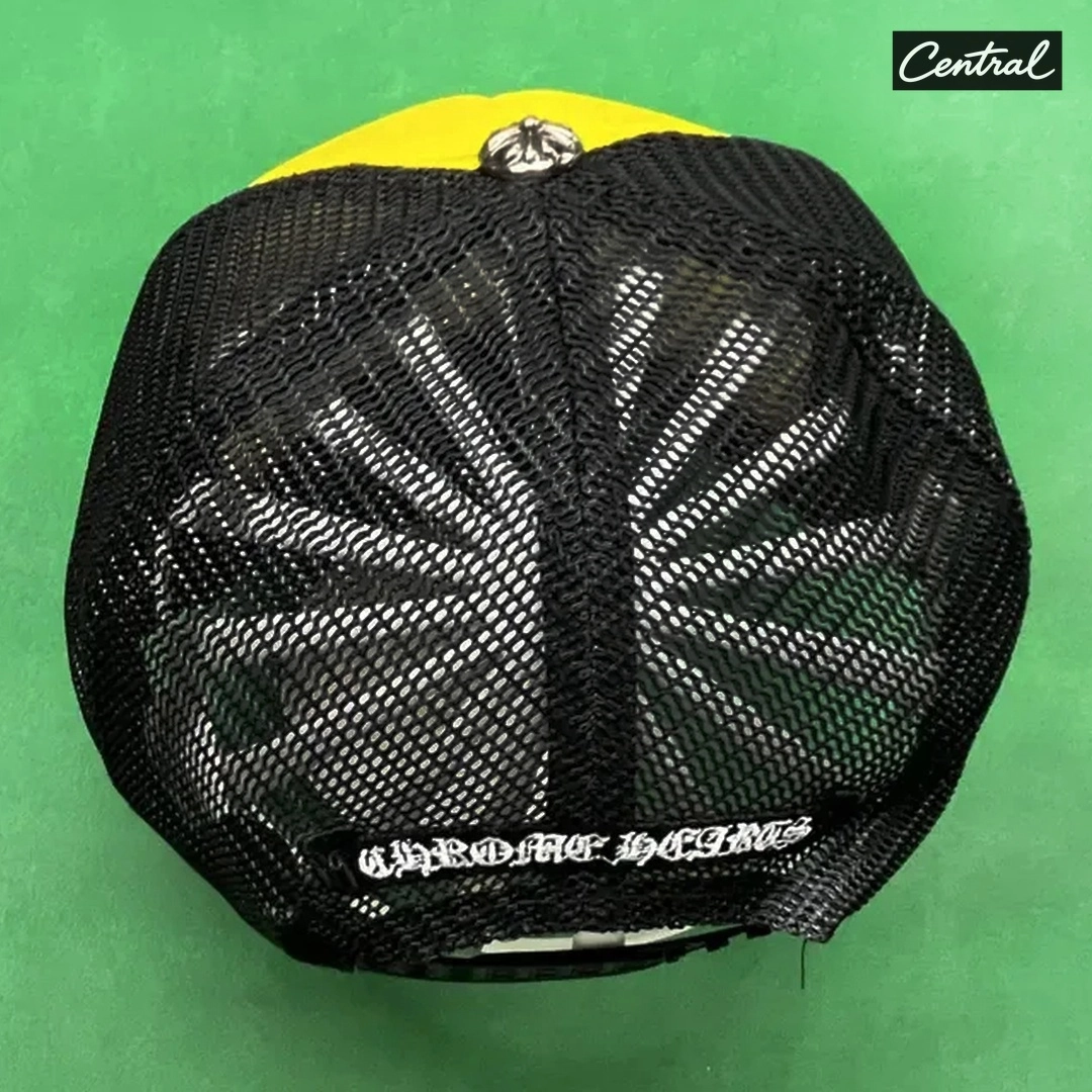 Chrome Hearts Matty Boy LINK Trucker - Black Yellow