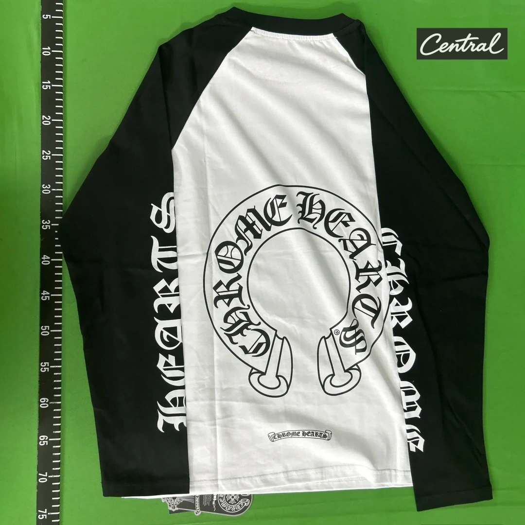 Chrome Hearts Long sleeve - K9004 black and white color matching