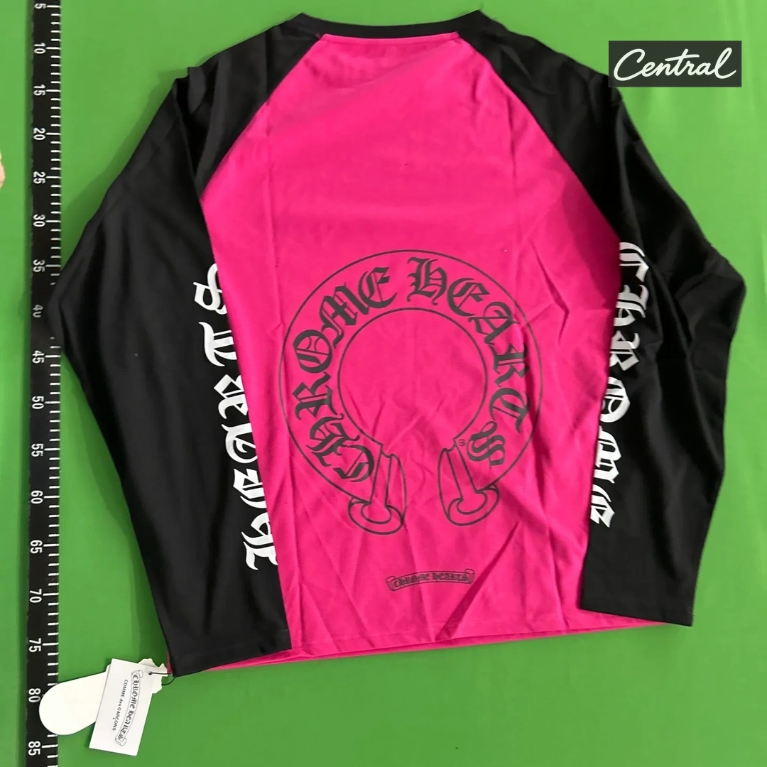 Chrome Hearts Long sleeve - K9005 Black Red color matching