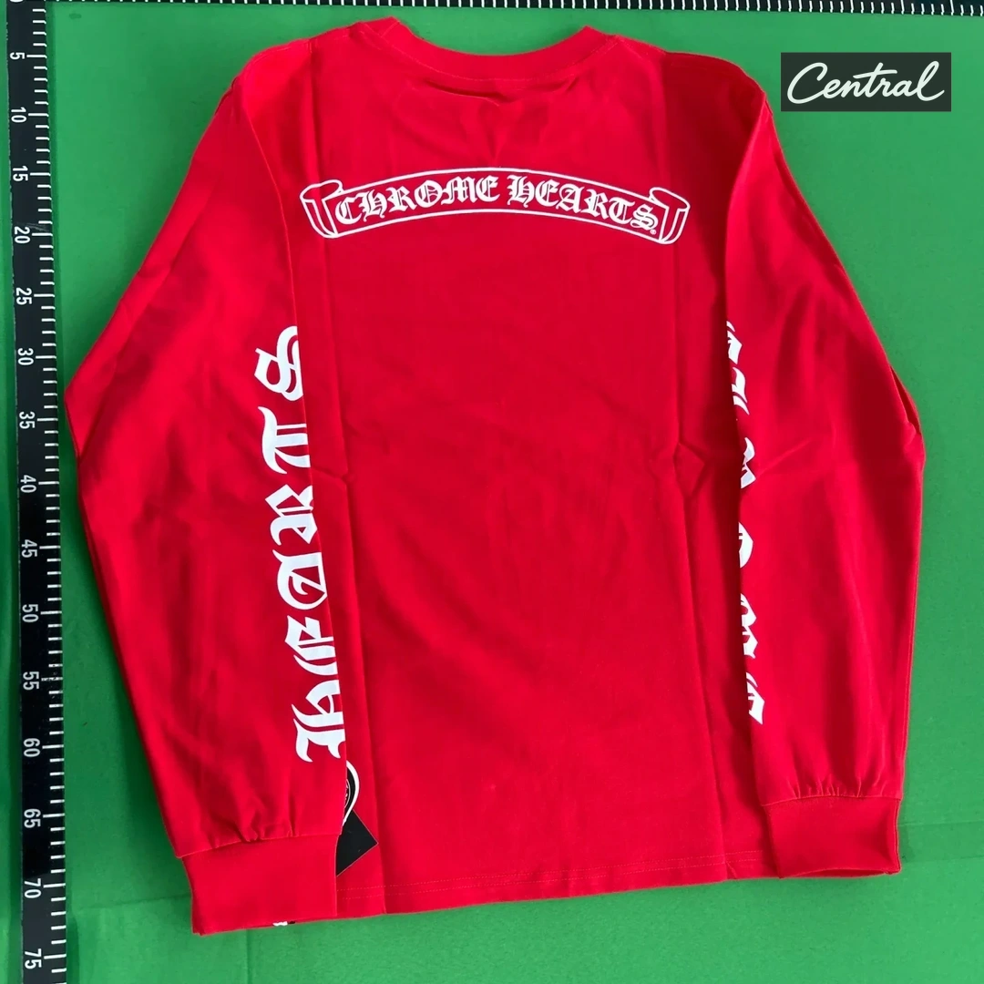 Chrome Hearts Long sleeve - K8011 Bright Red