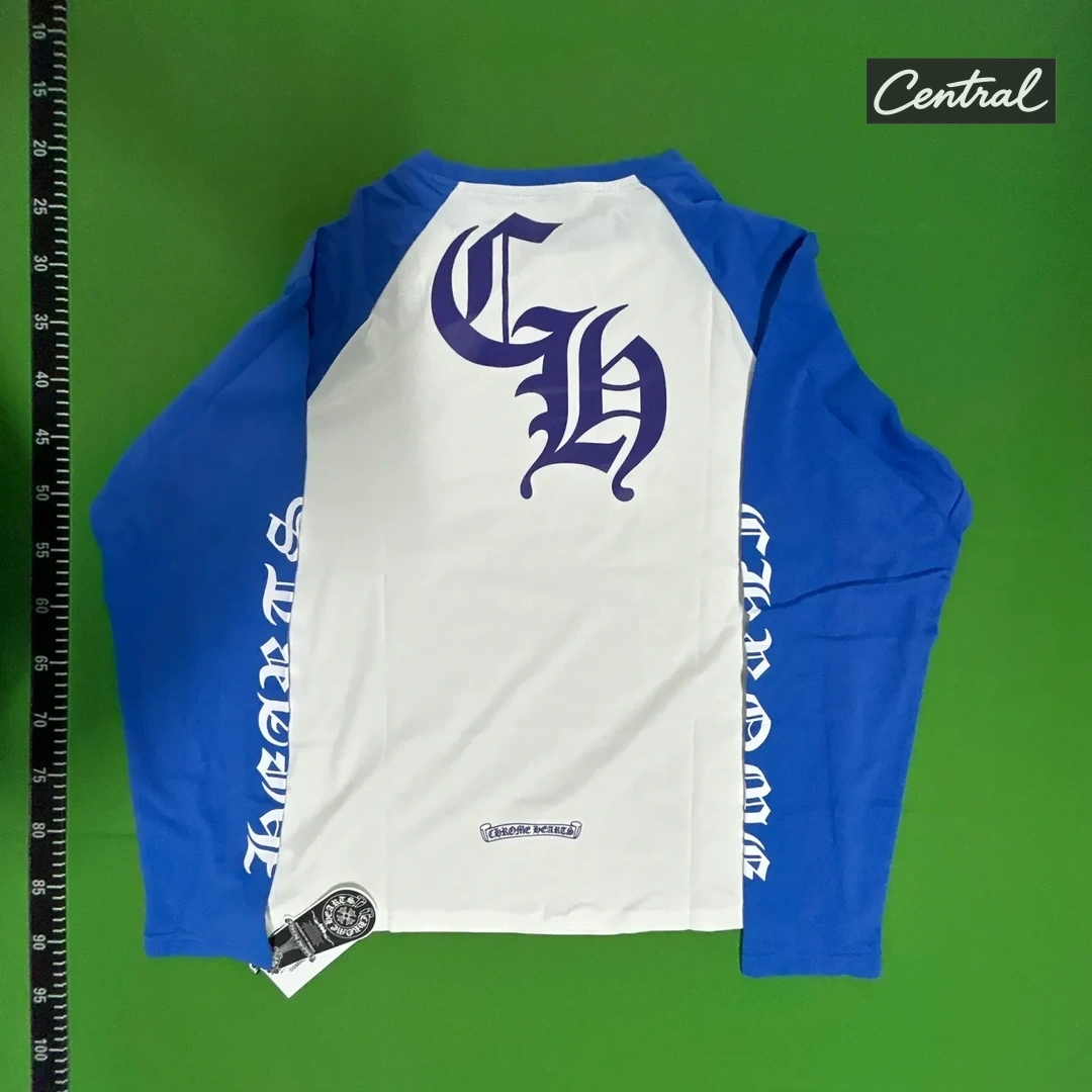 Chrome Hearts Long sleeve - K9002 blue and white color matching