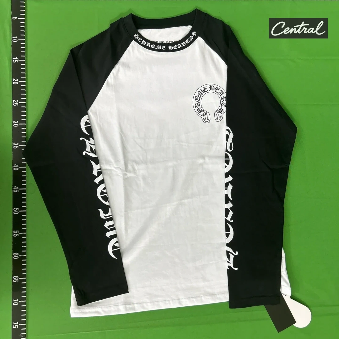 Chrome Hearts Long sleeve - K9004 black and white color matching