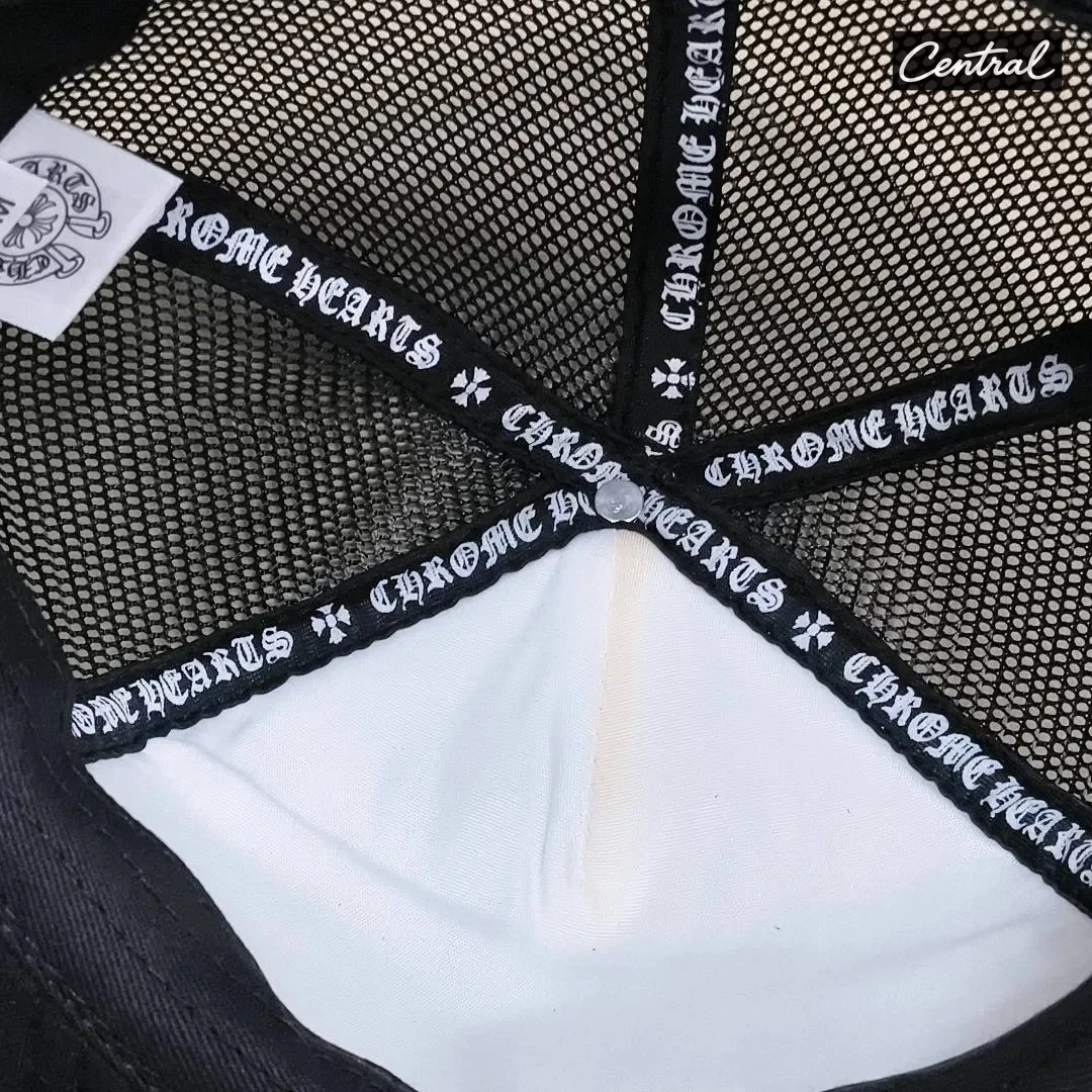 Chrome Hearts Matty Boy LINK Trucker - Black Yellow
