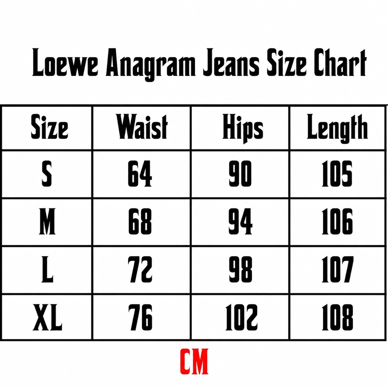 LOEWE Anagram Jeans - Black